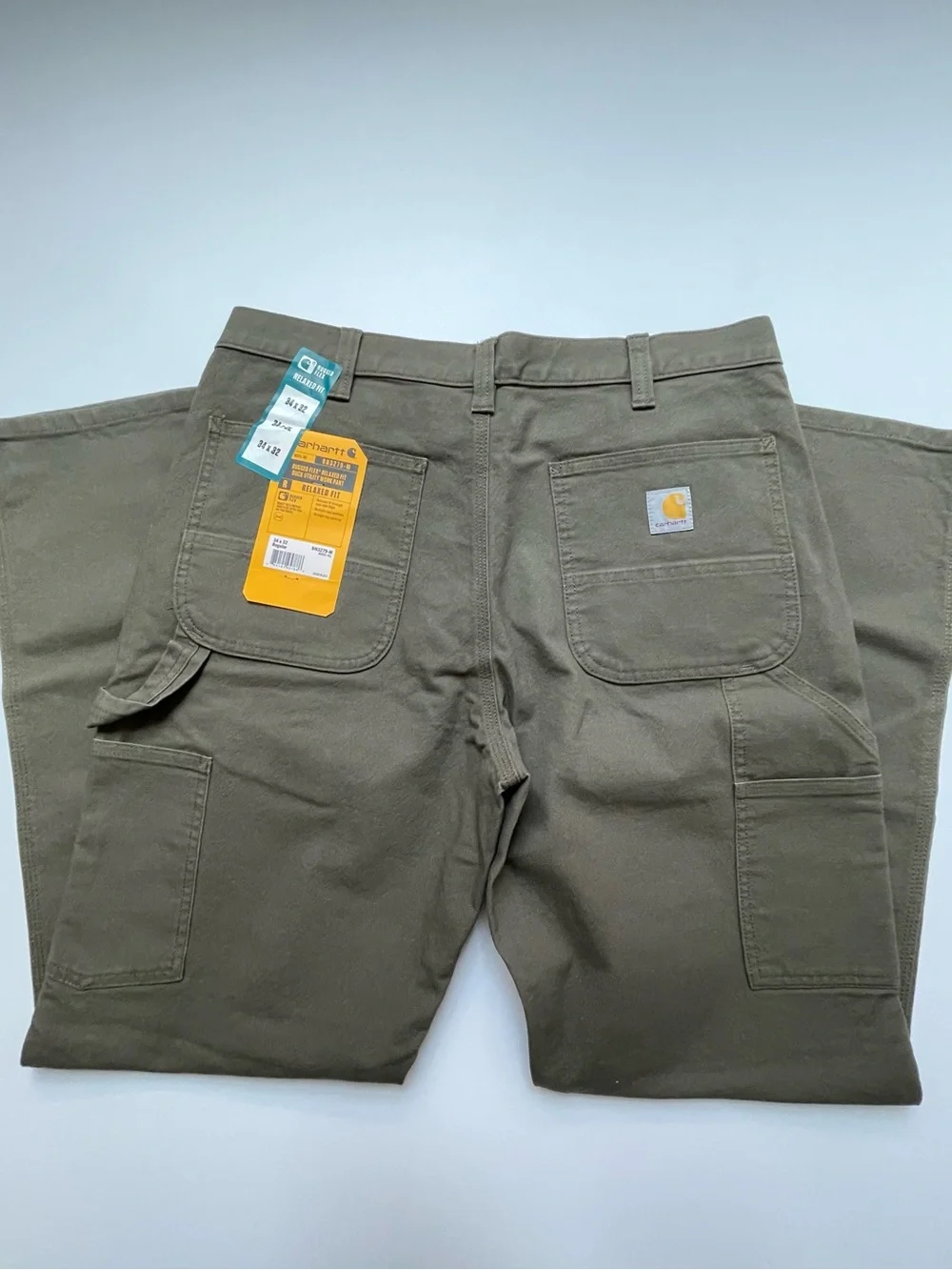 Carhartt Men’s Olive Work Pants - Rugged Utility Trousers
